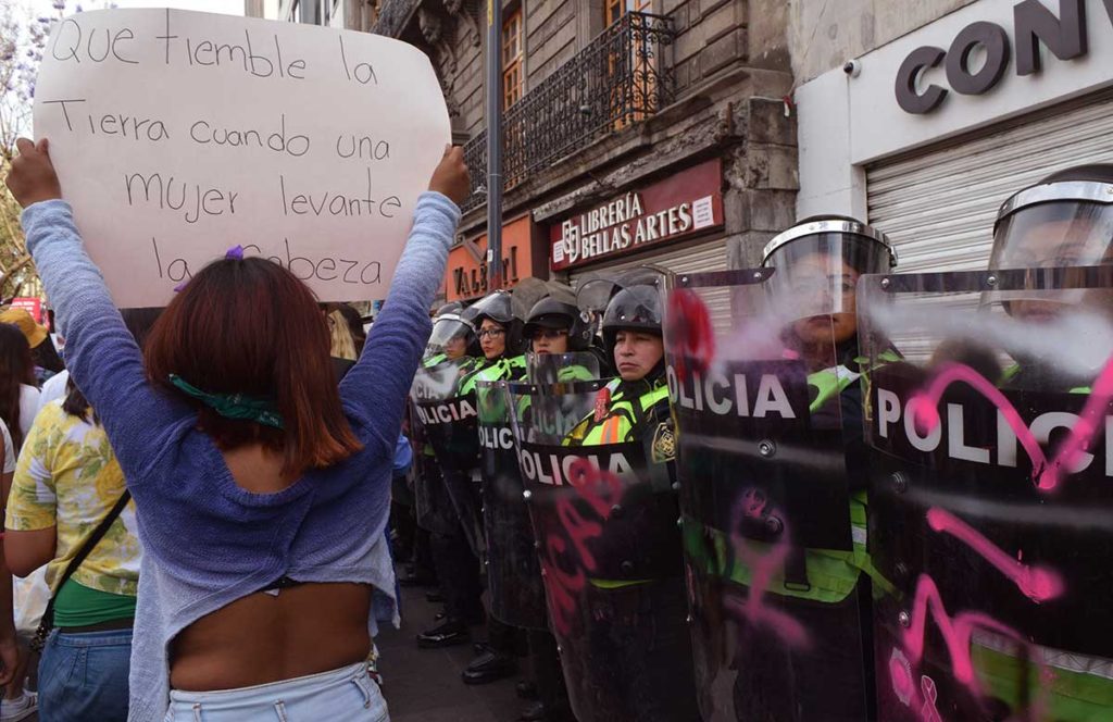 Marcha Feminista Cdmx Marzo Dia Mujer Cxpress